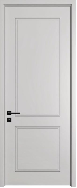 Puertas de interior de madera de diseño moderno Puertas de habitación de madera de lujo para actualizar el dormitorio