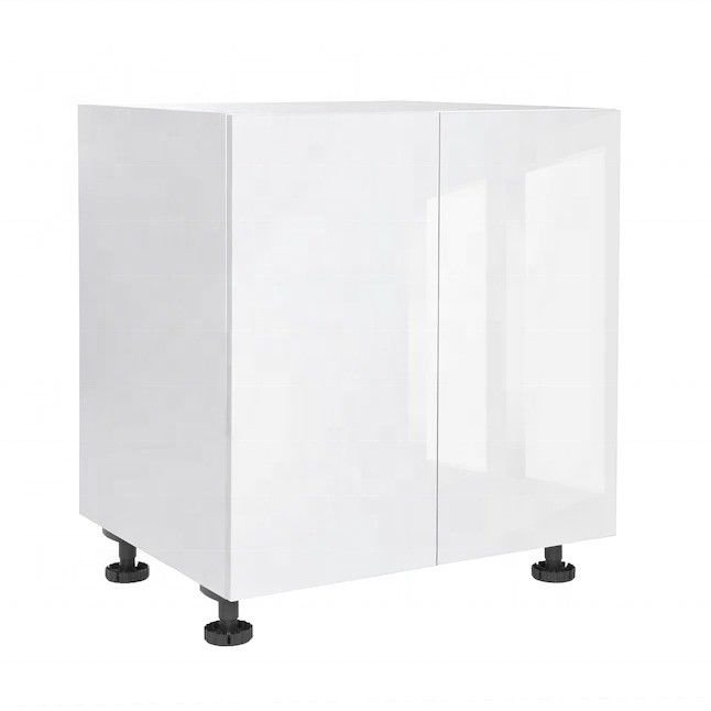 Villa/apartamento de color veneer personalizado gabinetes de cocina brillantes puerta con acabado duradero