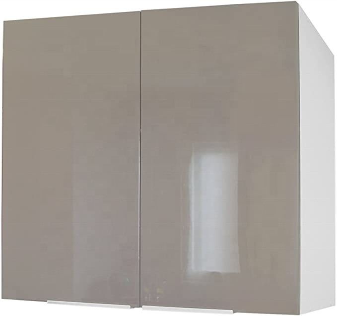 Villa/apartamento de color veneer personalizado gabinetes de cocina brillantes puerta con acabado duradero