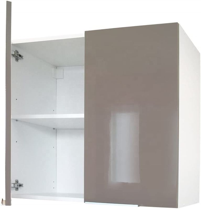 Villa/apartamento de color veneer personalizado gabinetes de cocina brillantes puerta con acabado duradero
