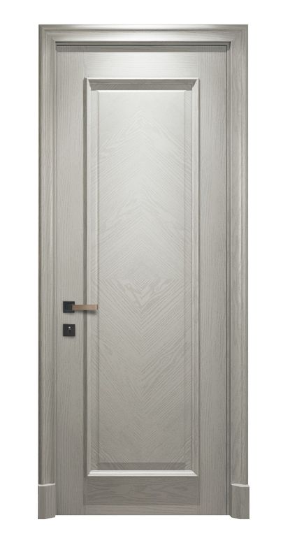 Puertas de madera personalizadas de alta gama para habitaciones interiores blancas modernas