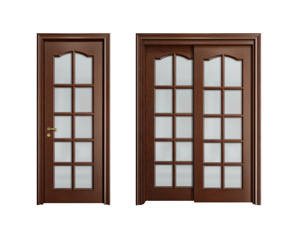 Junta de MDF sólida Veneer de madera YALIG impermeable puertas interiores de madera personalizadas de diseño moderno puertas interiores de casa