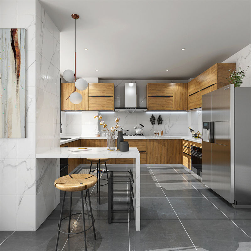 Modernice su cocina con armarios de madera de estilo europeo y despensa en 2022