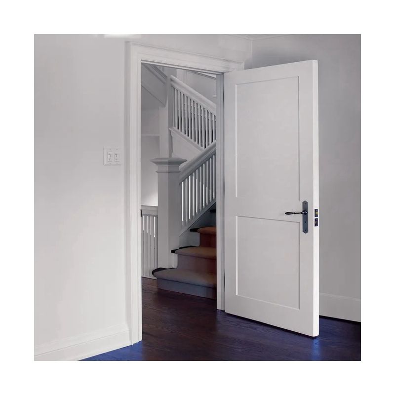 Puertas interiores de diseño moderno de abertura lateral de chapa para casas de Italia