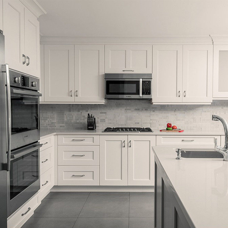 Mucho ODM / OEM Shaker estilo gabinete de cocina para la alta gama de lujo de cocina moderna personalizada