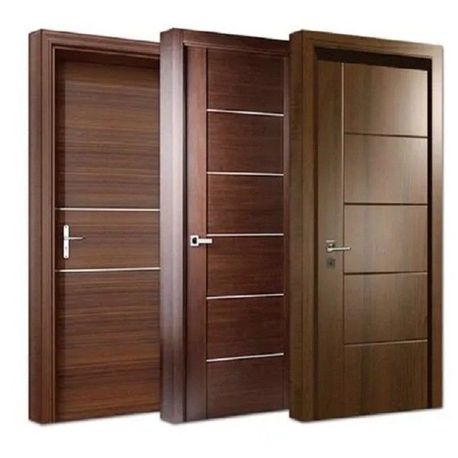 Ventaja 100% Protección ambiental YALIG Puerta interior de madera de lujo para apartamentos
