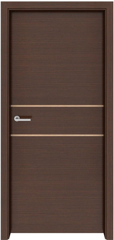 100% Protección Ambiental Tamaño a medida Puerta interior de madera sólida moderna para el final de la casa