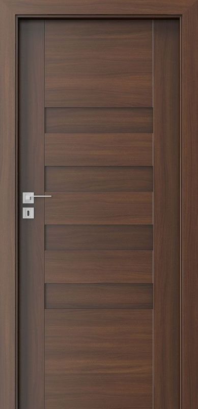 100% Protección Ambiental Tamaño a medida Puerta interior de madera sólida moderna para el final de la casa