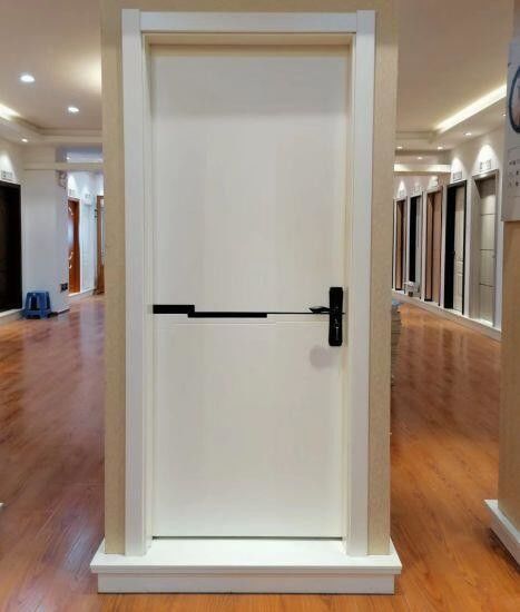 Puerta de madera interior de polímero resistente al agua de color personalizado con estilo de diseño contemporáneo