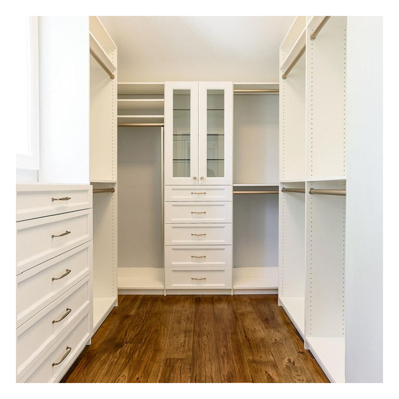 Armarios de dormitorio de madera de estilo moderno para el hogar Villa Hotel y apartamento a un precio asequible
