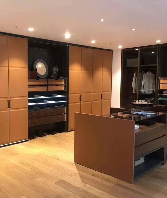 Armarios de dormitorio de madera de estilo moderno para el hogar Villa Hotel y apartamento a un precio asequible