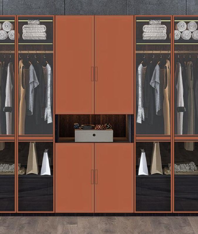 Armarios de dormitorio de madera de estilo moderno para el hogar Villa Hotel y apartamento a un precio asequible