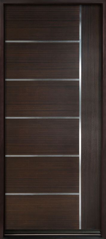 Puertas interiores de madera maciza de diseño moderno personalizado para casas de varios colores