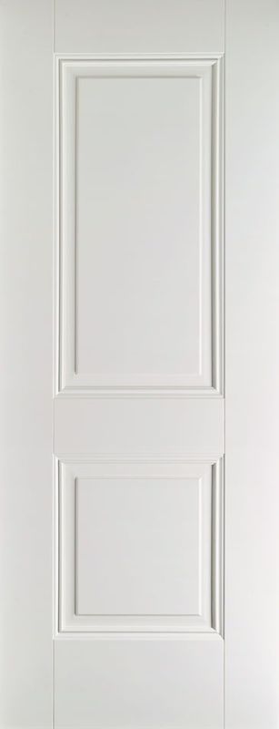Material MDF tamaño personalizado Puerta de dormitorio interior blanca con marco y apertura lateral