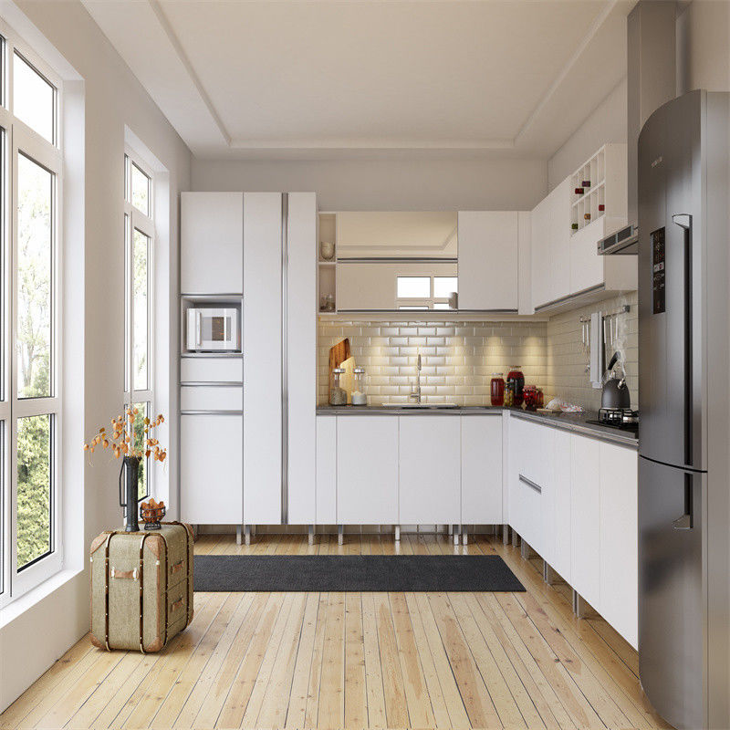 Transforme su cocina con los armarios de madera sólida de lujo YALIG y los accesorios de la caja de arroz