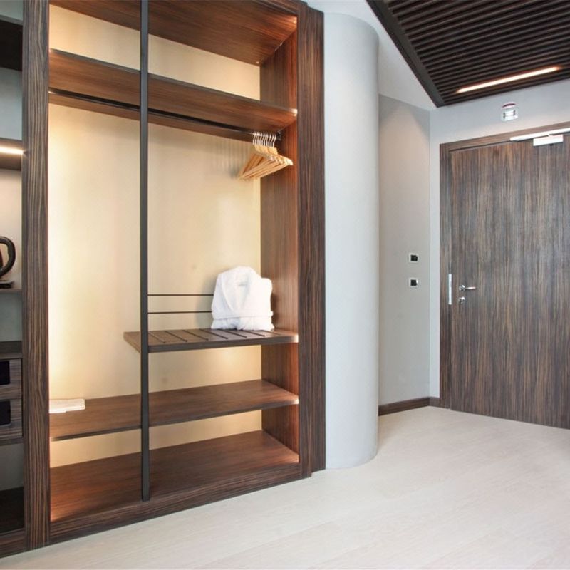 Armario de dormitorio personalizado de madera MR HDF de alta gama para los requisitos de estilo moderno