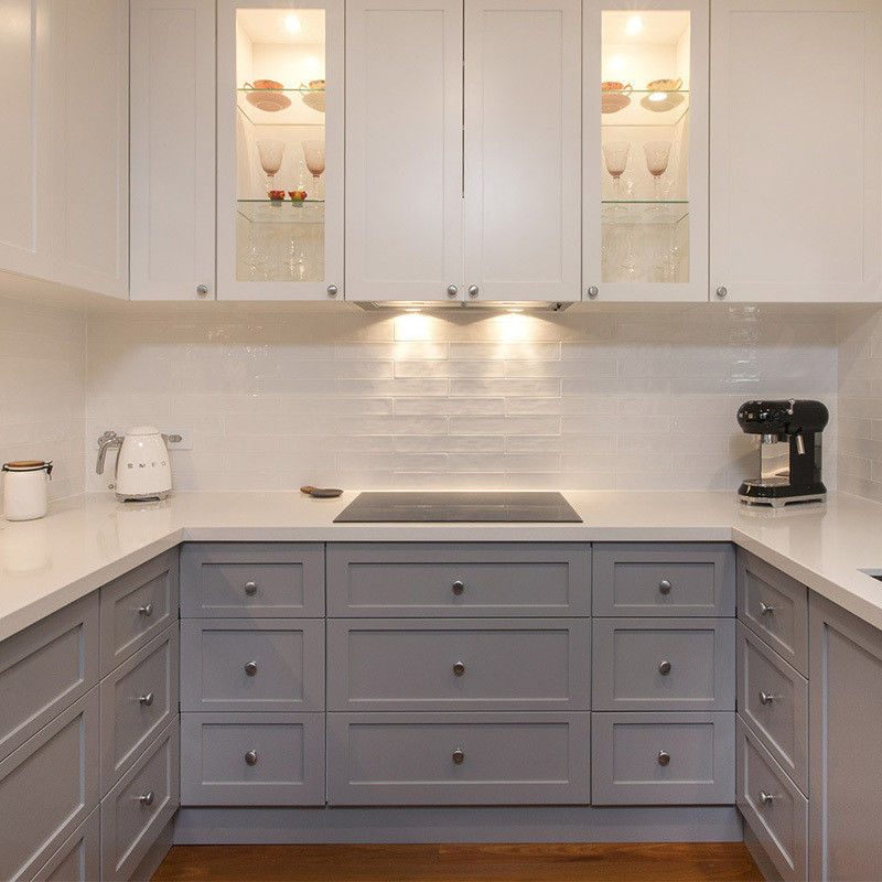 Mucho ODM / OEM Muebles italianos gabinetes de cocina de madera inteligentes para el mercado personalizable