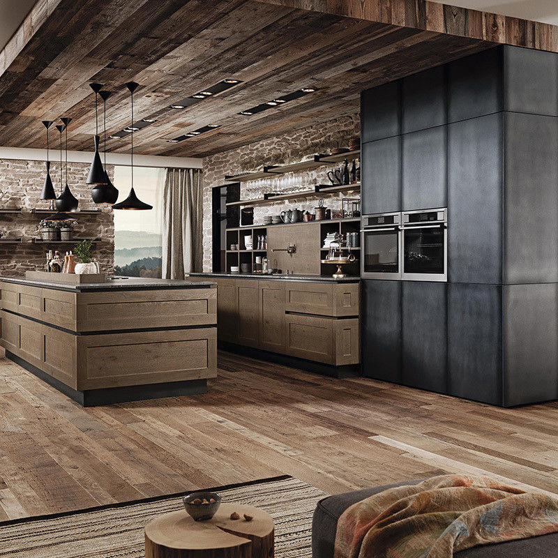 Mucho ODM / OEM Muebles italianos gabinetes de cocina de madera inteligentes para el mercado personalizable