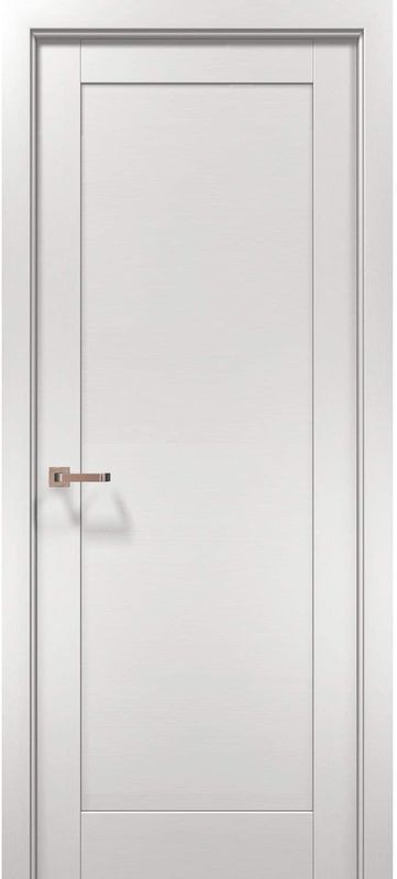 Puerta interior blanca de chapa de madera sólida con marco de tamaño personalizado e impermeable