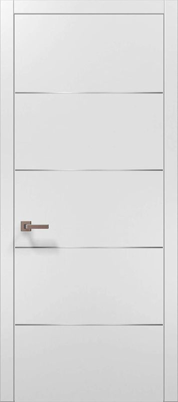Puerta interior blanca de chapa de madera sólida con marco de tamaño personalizado e impermeable