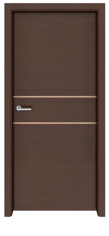 Puertas interiores de madera maciza de lujo de estilo americano con marcos de tamaño personalizado