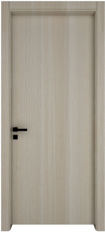 Puertas interiores de madera maciza de lujo de estilo americano con marcos de tamaño personalizado