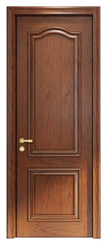 Impermeable Tamaño personalizado de lujo MDF contemporáneo Interior Puerta de madera para apertura lateral