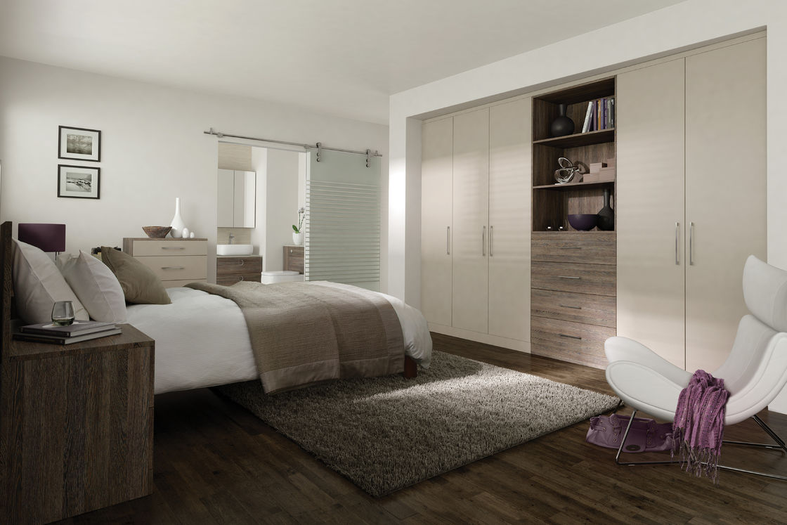 MR HDF Panel estilo de diseño contemporáneo Armario para muebles de dormitorio