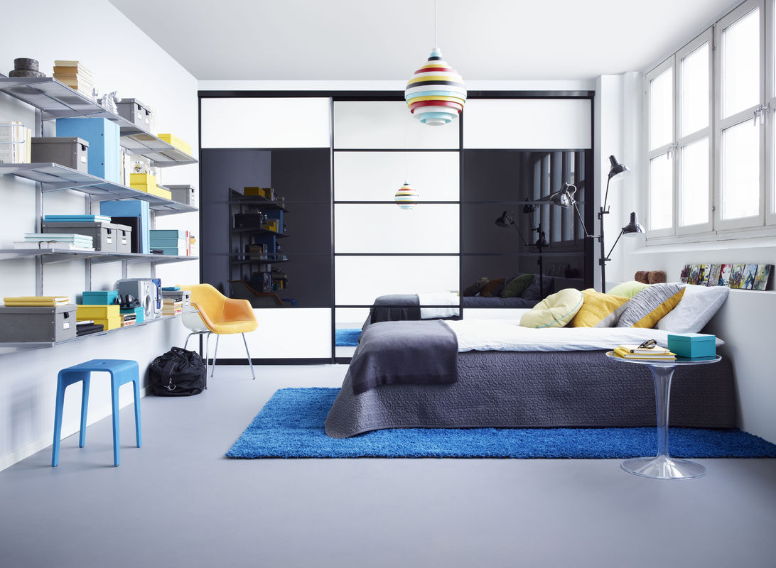 MR HDF Panel estilo de diseño contemporáneo Armario para muebles de dormitorio