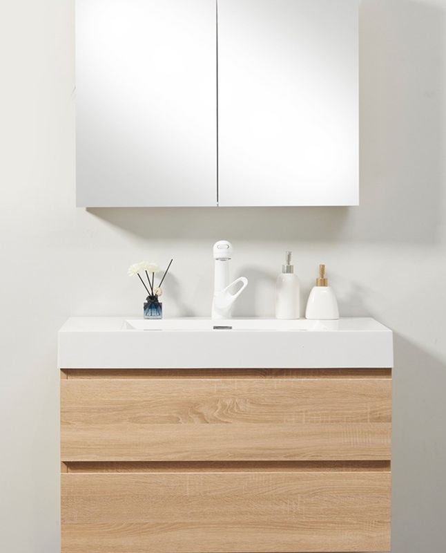 Slides de cajones Hardware High End Set de baño personalizado con material de carcasa MR-MDF