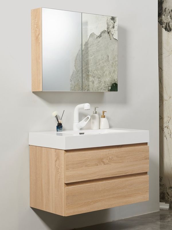 Slides de cajones Hardware High End Set de baño personalizado con material de carcasa MR-MDF
