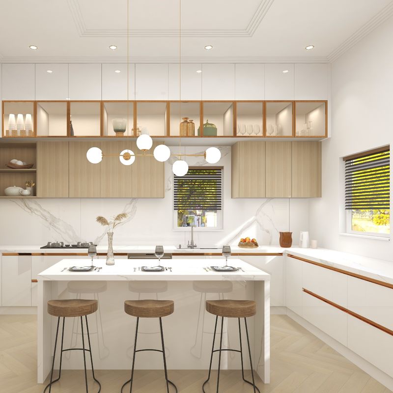 Blum cajón diseño moderno de madera maciza gabinete de cocina blanco muebles para cocina de lujo