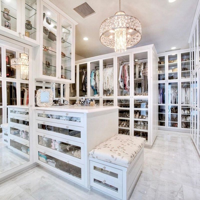 Muebles de armario personalizados de alta gama para el dormitorio Villa Inspirado y popular