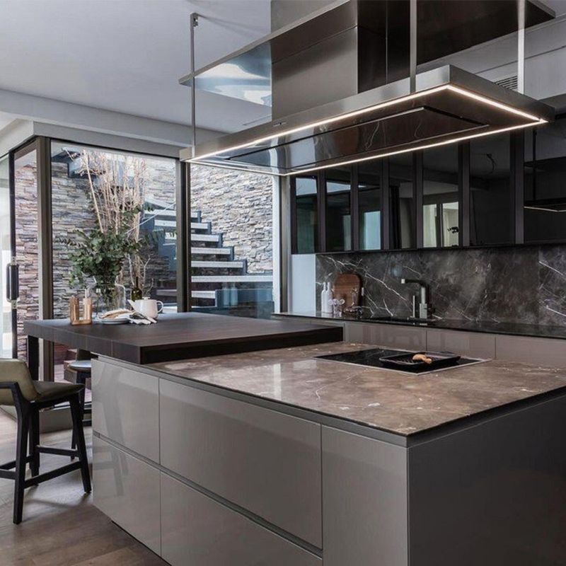 Muebles italianos de madera sólida de lujo de color veneer personalizado