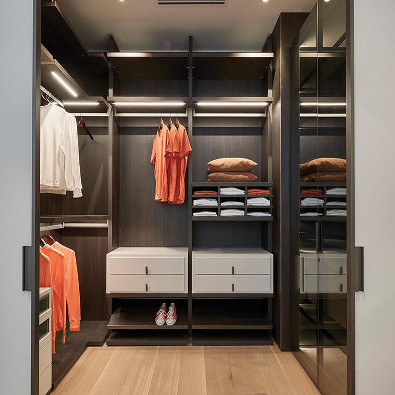 El armario de madera sólida con diseño contemporáneo