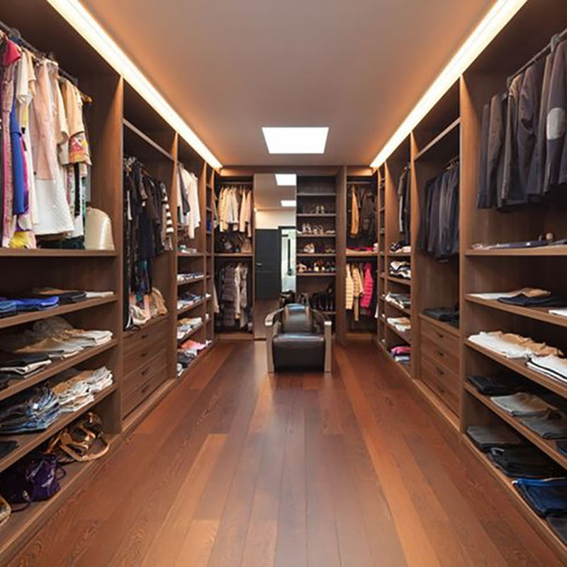 El armario de madera sólida con diseño contemporáneo