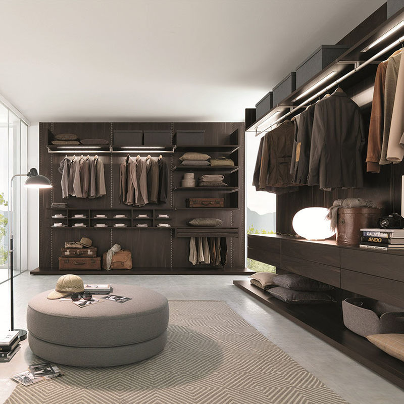 El armario de madera sólida con diseño contemporáneo