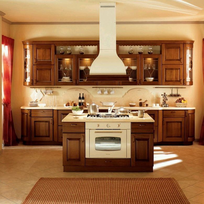 Gabinete de cocina de madera sólida moderna con panel de puerta de membrana de PVC y diseños distintivos