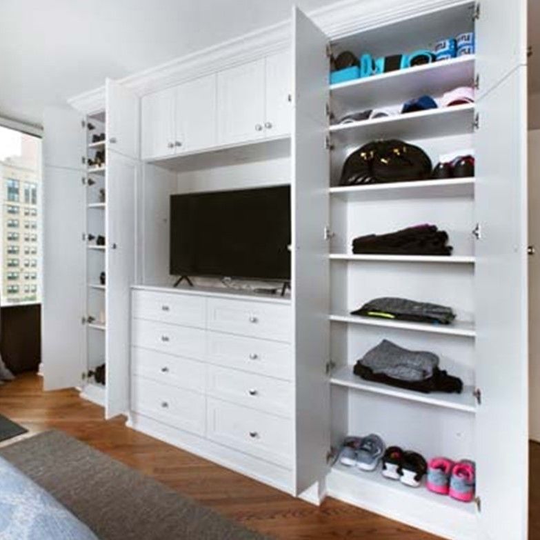 El armario de madera convertible de alta gama La solución perfecta de almacenamiento para apartamentos