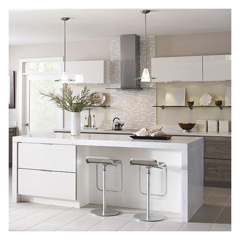 Fácil limpieza Funcionalidad de color personalizado gabinetes de cocina de estilo moderno para el apartamento
