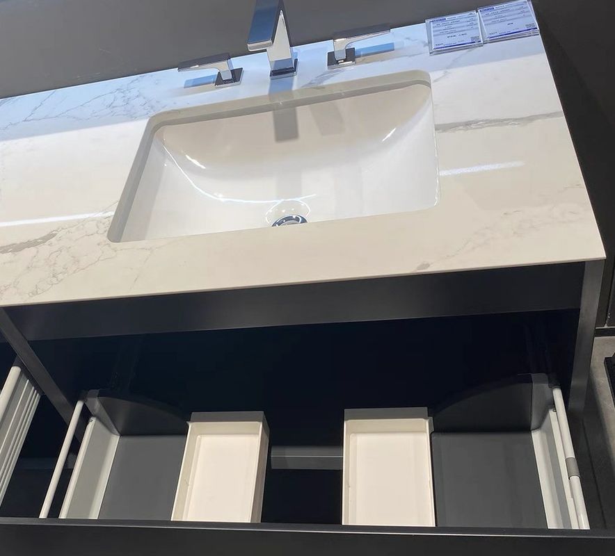 Muebles europeos hechos a la medida Comedor de esquina con fregadero Popular y de buen aspecto