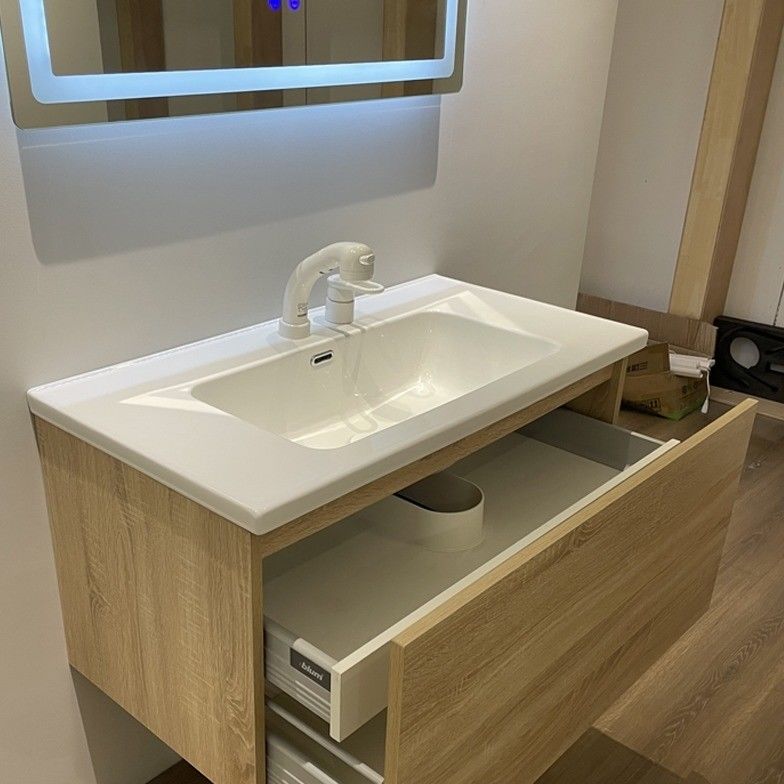 Euro Estilo Diseño Moderno Armarios Espejosos Baño Vanidad Armario Espejo con MR-MDF