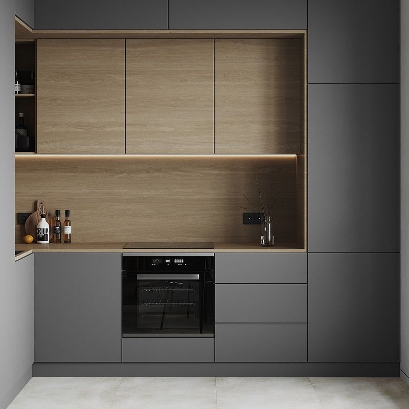Cuadro de melamina de la esquina giratorio extraer pequeño gabinete de la cesta negra para cocinas modulares