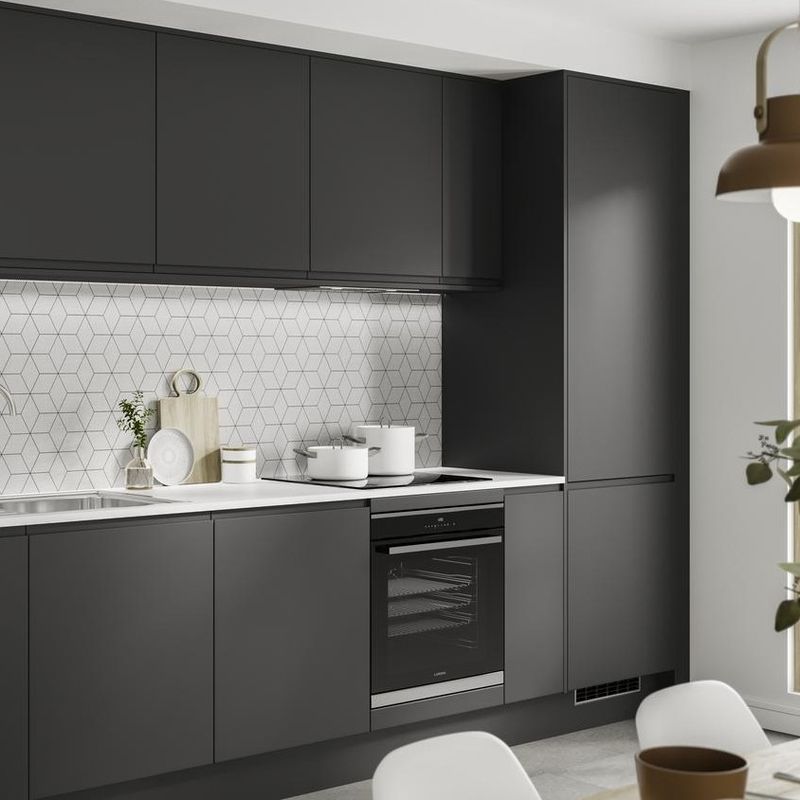 Unidades de gabinete de cocina de laca personalizada moderna con opción de personalización de color de chapa