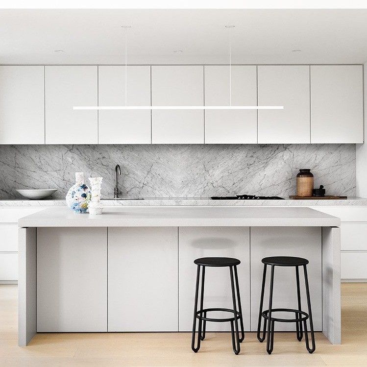 Unidades de gabinete de cocina de laca personalizada moderna con opción de personalización de color de chapa
