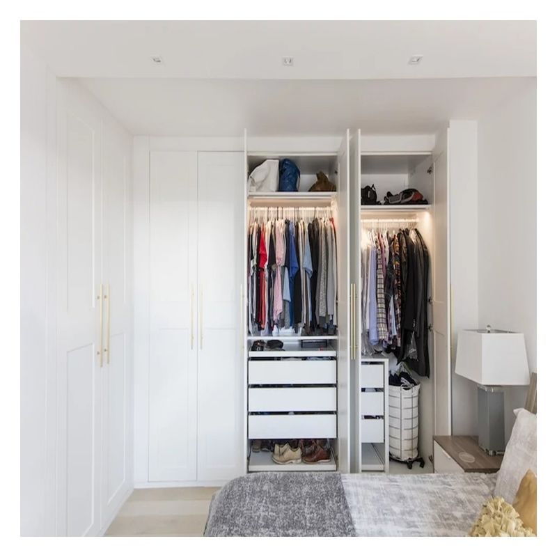 Embalaje de correo N Armario de estilo minimalista moderno para muebles de dormitorio en el apartamento
