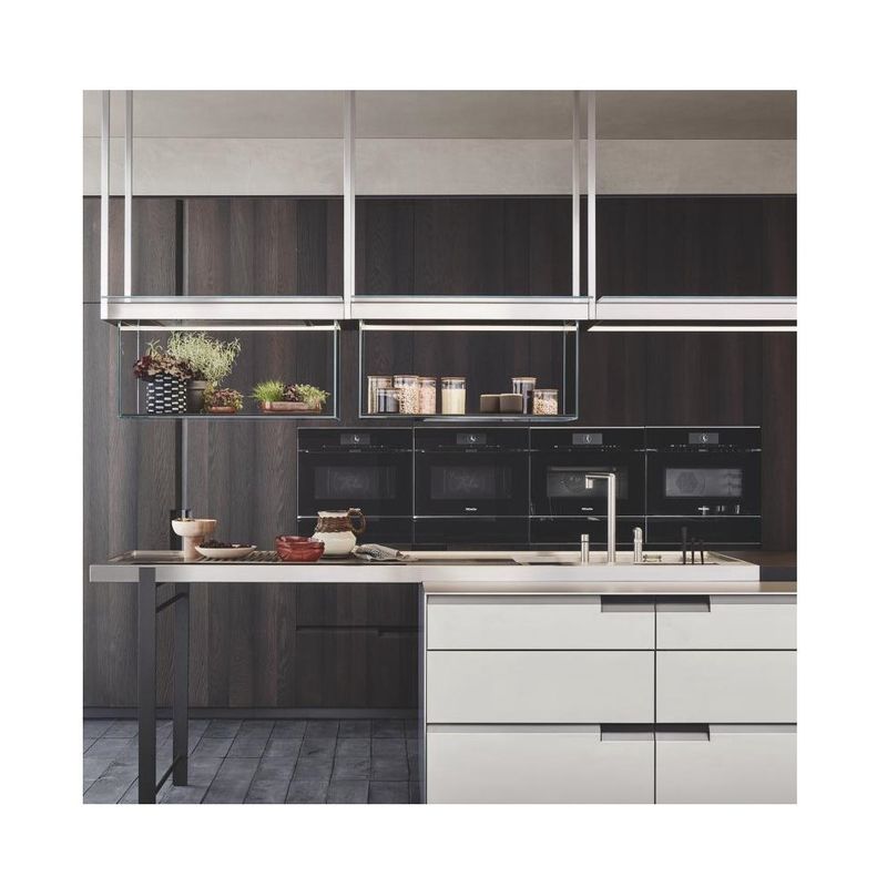 Morden Durable Luxury Cabinet Cocina de pared con almacenamiento altamente ODM / OEM y Susan Perezoso