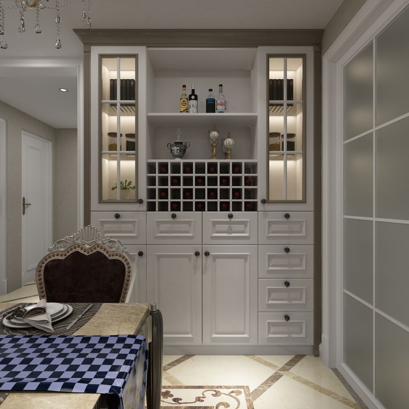 Color personalizado Muebles modernos Gabinete de bar de vinos para decoración de sala de estar
