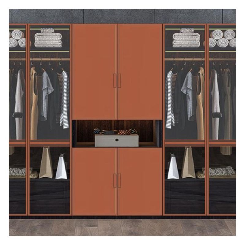 Elegante armario de vidrio con luz LED para los dibujos del cliente
