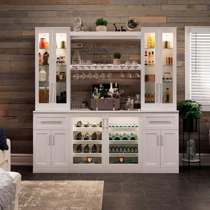 Color personalizado Muebles modernos Gabinete de bar de vinos para decoración de sala de estar